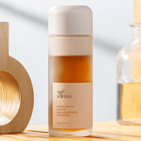 Essence de thé Kombucha végétalienne tout-en-un avec extrait de thé 78% pour éclaircir la peau, nettoyer en profondeur les pores, logo personnalisé, sérum de soin de la peau coréen
