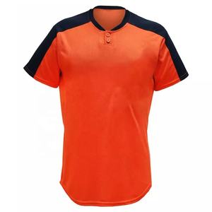 Nuevo precio razonable, venta al por mayor, uniformes de softbol para niños y adultos, uniforme de béisbol transpirable de alta calidad, Jersey con botones completos - Product Image 5