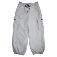 Pantalon de ski à coupe ample imprimé par sublimation personnalisée pantalon cargo de snowboard hip hop à jambes larges imperméable et respirant vêtements d'hiver