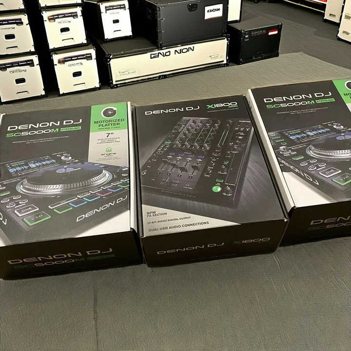 Аутентичные Denon 2x SC6000M плееры и X1800 аудио консоль микшер в комплекте 2X бесплатно LC6000 плееры и микшер
