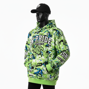 Best Design Embroidered Sublimation Fleece <b>Hoodies</b> Digital Printing Breathable Eco-Friendly Quick Dry Low MOQ Best Quality - Product Image 5