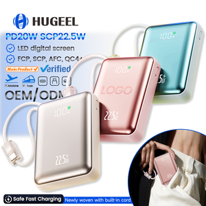 Power Bank Grosir 10000mAh 20000mAh Kapasitas Besar Dengan Pengisian Cepat PD20W Kabel Tipe-C Power Station untuk Ponsel 17 - Product Image 1