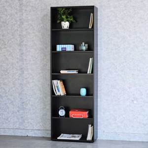 Étagère à 6 niveaux en bois de caoutchouc 60x25x180cm KS68239, organisateur de bureau polyvalent - Product Image 2