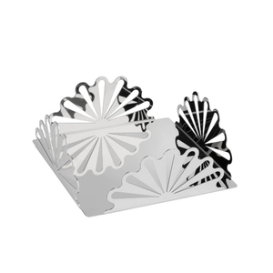 Antique Design Napkin Holder Silver <b>Color</b> Large Size Home and Kitchenware Stainless Steel <b>Tissue</b> <b>Paper</b> Storage Rack - Product Image 2
