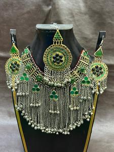 Joyería afgana Kuchi 2025, nuevo diseño, ropa nupcial y de fiesta, hecho a mano diseño personalizado, estilo Vintage 100% de alta calidad - Product Image 3