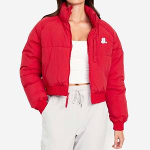 Veste matelassée pour femme de haute qualité, coupe régulière, pour l'hiver, tissu de haute qualité, prix bas, col montant, veste matelassée pour femme - Product Image 1