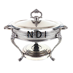 Buffet Food Display Casseroles Serving Chafing Dish Luxury Home Hotel Restaurant <b>Catering</b> Food Warmer Serving Chafing Dish - Product Image 4