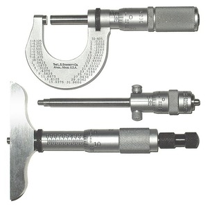 Micrómetro de 8 Pulgadas con Cuerpo de Metal - Product Image 1