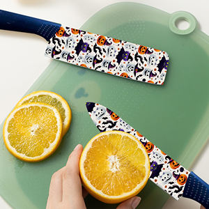 Livraison gratuite, lame en céramique, manche en plastique, imprimé floral, compatible lave-vaisselle, pour usage domestique, vente en gros, usine, vente chaude - Product Image 4