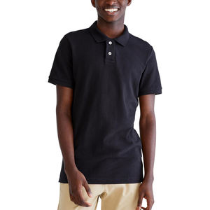 Polo duradero de mezcla de algodón y poliéster para hombre, ropa de trabajo con logotipo personalizado, fábrica de camisetas - Product Image 1