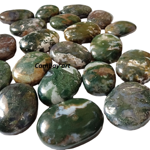 Meilleure vente en gros de pierres de cristaux de pierre de palme d'agate de mousse pour l'exportation de l'Inde pierre de palme d'agate de mousse druzy - Product Image 3