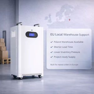 Batterie solaire domestique LiFePO4 15 kWh 51,2 V 300 Ah, armoire au sol avec roues, CAN RS485 CE, garantie 10 ans, prêt à être expédié - Product Image 4