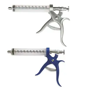 Premium Quality Stainless Steel Veterinary Instrument Livestock Cow Horse Multi Color Best Selling Syringe New Style
