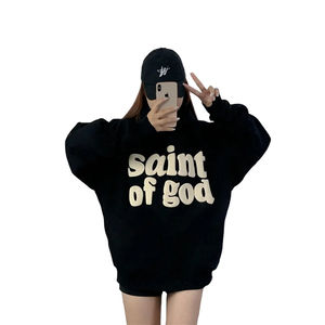 <b>Ladies</b> Cotton Polyester Fabric with Front Kangaroo Pocket Full Hood Top Level Mid Layer Fleece <b>Hoodie</b> - Product Image 1