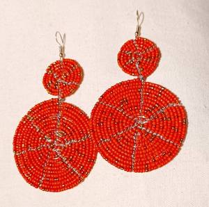 Pendientes de cuentas masai de Kenia - Product Image 4