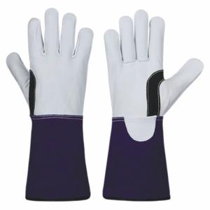 Gants de soudage TIG sur mesure en cuir pleine fleur très résistants, à fort pouvoir de résistance, avec renfort en Kevlar, résistants à la chaleur, durables, très vendus - Product Image 1