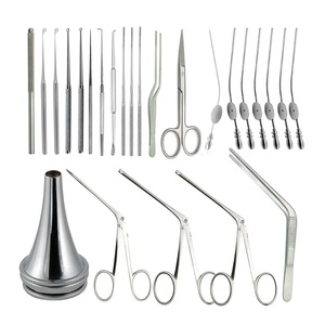 Juego de instrumentos de miringotomía manual de acero inoxidable de 28 piezas para cirugía de orejas - Product Image 6