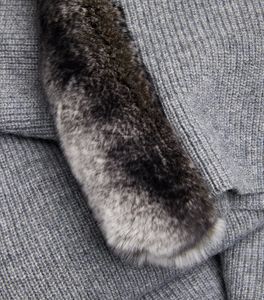Premium Quality Latest Design Cheap Price Grey Color <b>Fur</b> <b>Trim</b> Trousers For Women's Winter Custom Clothing Trouser For Women's - Product Image 5