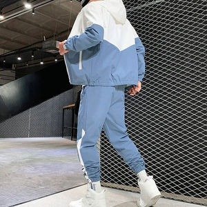 Offre Spéciale survêtement avec logo personnalisé survêtement coupe-vent à la mode pour hommes - Product Image 2