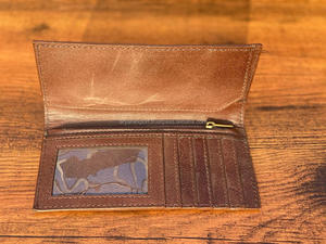 ผู้ขายที่ดีที่สุดHandmadeคาวบอยของแท้หนังดอกไม้มือToolledกระเป๋าสตางค์ผู้ชายตะวันตกHandแกะสลักล่าสุดผู้ชายกระเป๋าสตางค์หรูหรา - Product Image 6