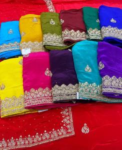 Designer moderne non cousu brodé à la main beaux costumes indien mode avant style traditionnel - Product Image 1