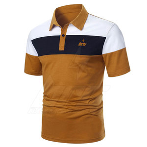 Venta al por mayor Cómodo Hombres Polo Camiseta Ropa de moda Hombres Polo Camiseta Color sólido Hombres Polo Camiseta - Product Image 2