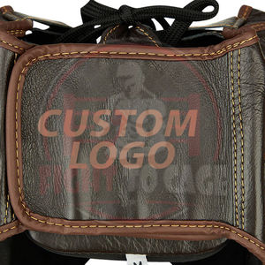 Protector de Cabeza de Boxeo de Cuero PU, Protección para las Mejillas, Alta Resistencia a Impactos, Correa Ajustable, Ajuste Cómodo, Tamaños y Colores Personalizables - Product Image 3