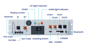 Batterie Deye BOS-A 7,68 kWh LiFePO4 200 Ah 38,4 V, système de stockage d'énergie solaire, batterie lithium haute tension empilable - Product Image 2