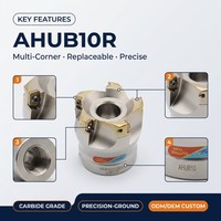 Outils de plaque de fraise à épaulement à angle droit indexable CNC AHUB10R fraise en bout personnalisable avec support ODM/OEM