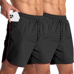 Short de fitness décontracté, solide et écologique, à séchage rapide, léger, avec poches pour hommes, pour un usage quotidien - Product Image 1
