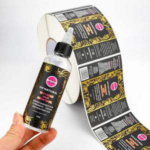 Bouteille cosmétique imprimée personnalisée étiquette logo autocollant supplément nutrition vinyle vitamine pilule étiquettes d'emballage - Product Image 2