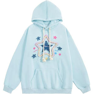 Chaqueta de Mezclilla Lavada con Capucha para Mujer, con Forro Polar Suave, Cierre de Botones, Ecológica y Transpirable para Uso Diario en Otoño/Primavera - Product Image 1