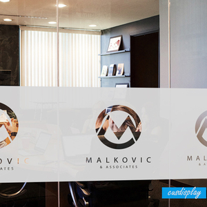 Vinilo Adhesivo Personalizado con Logotipo <span class=keywords><strong>para</strong></span> Ventanas, Película Esmerilada <span class=keywords><strong>para</strong></span> Privacidad en Oficinas, Adhesivos Decorativos <span class=keywords><strong>para</strong></span> Vidrio Esmerilado, <span class=keywords><strong>Calcomanías</strong></span> <span class=keywords><strong>para</strong></span> Paredes <span class=keywords><strong>de</strong></span> Espacios Comerciales - Product Image 2