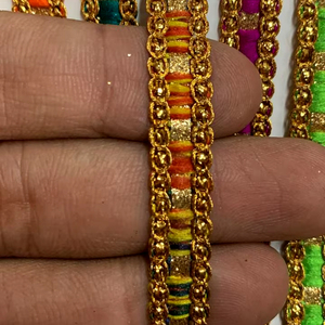 Lentejuelas de cinta de borde de encaje de lujo multicolor para coser zapatos incluye Argelia Flecos incluidos Vestido de borla Ofertas al por mayor - Product Image 1