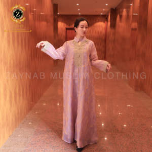 Zaynab elegante Abaya Emmes bata alta calidad Abaya nueva <span class=keywords><strong>moda</strong></span> chica árabe últimos diseños Burqa elegante Abaya - Product Image 2