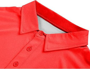 Homme Deux Tons Couleur Polyester/Coton Peigné Col Haut Couleur Bloqué pour Chemises Manches Courtes Écologique Décontracté Sportif - Product Image 3