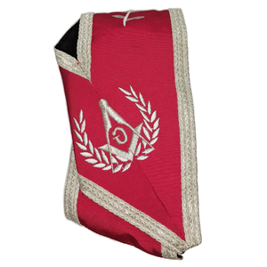 Logotipo de grado masónico Blue Lodge Master Mason Delantal Collar Guanteletes Juego de puños Regalia Regalos Artesanía de metal - Product Image 3