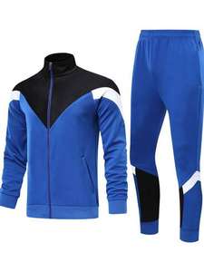 ชุดวอร์มเป็นมิตรต่อสิ่งแวดล้อมของผู้ชายไซส์พิเศษผ้าโพลีเอสเตอร์100% ระบายอากาศได้ดีดีไซน์ให้ลมได้ - Product Image 2