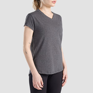 Tops de algodón de manga corta para mujer de primera calidad Proveedores al por mayor de ropa de moda informal con estilo para la temporada de verano - Product Image 3