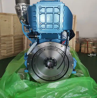Moteur marin Baudouin authentique de 500 à 2000 ch, 6M33 12M33, avec démarrage électrique et composants principaux de la pompe pour utilisation navale