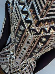 Chaqueta ecuestre Premium Showmanship Western Chaqueta de equitación Ropa ecuestre elegante y elegante - Product Image 2