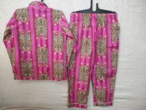 Costume de nuit confortable en coton pour femmes vêtements de nuit respirants à séchage rapide avec tissage non tissé lisse avec motif animal mignon - Product Image 3