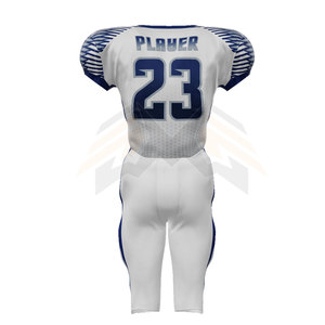 Uniformes de Fútbol Americano Personalizados al por Mayor, Transpirables, Tallas Grandes, Ligeros, de Secado Rápido, 100% Poliéster, Unisex para Adultos - Product Image 3