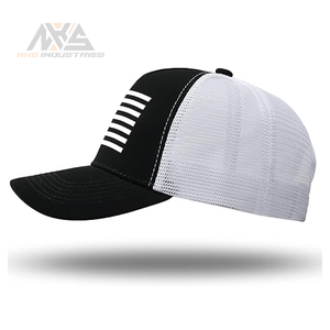 Chapeau de camionneur à drapeau américain à la mode pour hommes et femmes-parfait pour un usage décontracté-côté en maille respirant pour le confort - Product Image 2