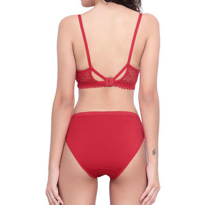 Convertible multiway <b>bra</b> for women with <b>detachable</b> <b>straps</b> suitable for halter cross back and strapless outfits Lingerie Sets - Product Image 2