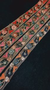 Tela de encaje bordado ecológica personalizada de alta calidad, venta al por mayor, adornos de encaje Floral para prendas, vestidos de novia, cortinas, artesanías - Product Image 6