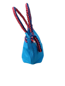 2022 nouveauté luxueux sac fourre-tout en Polyester recyclé pour les femmes poignée tissée à la main fermeture à glissière broderie perles - Product Image 2