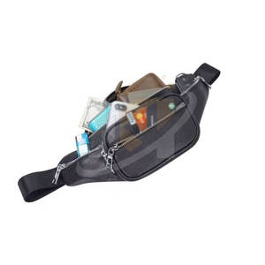 Riñoneras impermeables hechas de cuero para uso en exteriores, riñoneras de moda personalizadas, riñoneras de Fitness - Product Image 6