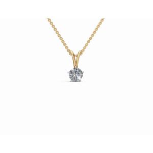 Colgante de Diamante Cultivado en Laboratorio de Corte Redondo de la Mejor Calidad, 0.500 Ct, Oro de 9 KT, 14 KT, 18 KT, Joyería al por Mayor, Proveedor de Exportación OEM B2B - Product Image 5
