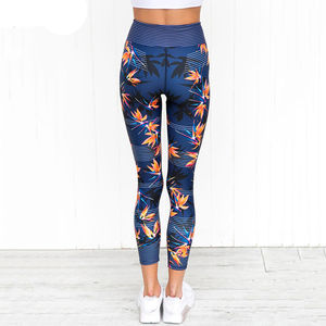 100% coton vêtements actifs femmes Leggings coton bio durable Yoga Leggings pour femmes haute qualité en gros Yoga Leggings - Product Image 2